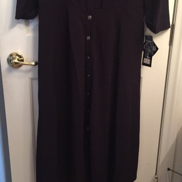 Eggplant dress - Picture 2 of 4